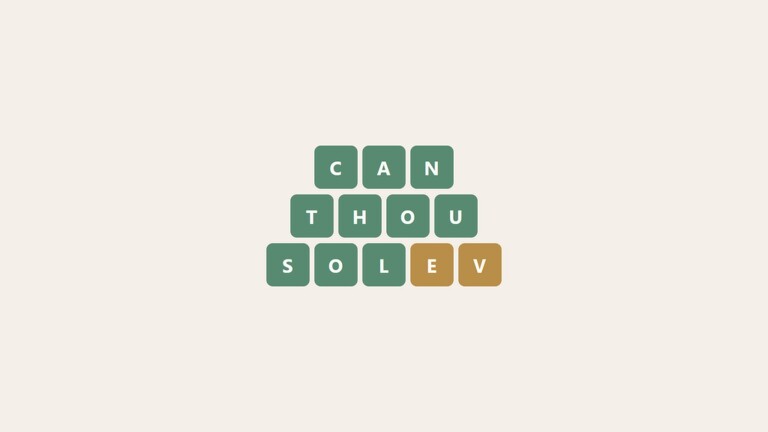 Can Thou Solve?